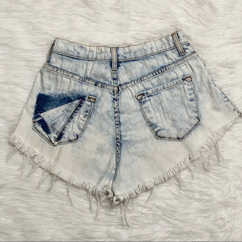 Distressed Booty Jean Shorts - Picture 2 of 7